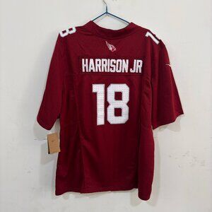 #18 Marvin Harrison Jr Red Vapor Stitched Jersey